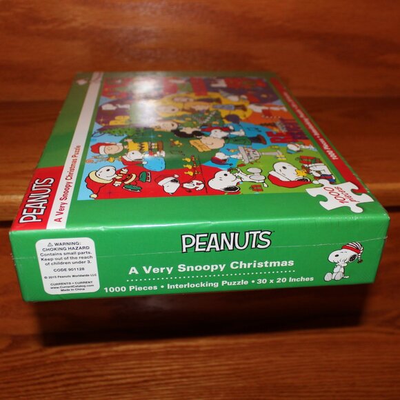 3/$55❤️new sealed PEANUTS A Very Snoopy Christmas Puzzle 1000 pcs Charlie Brown - Picture 6 of 7